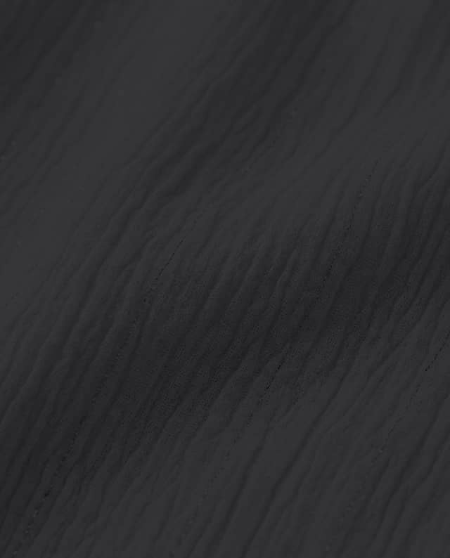 Raschel Crinkle Black, 100% Polyester — fabric by UNICOTEXTEIS