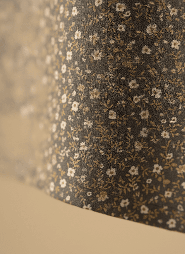 Floral Numérique Charcoal, Digital print — fabric by UNICOTEXTEIS