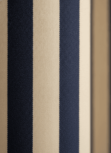 Rayure Rotative Navy, Rotary print — fabric by UNICOTEXTEIS